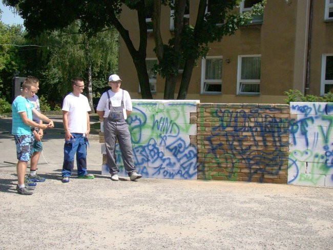 W szkole rolniczej runął mur (zdjęcia)