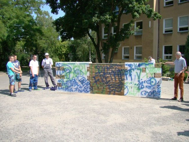W szkole rolniczej runął mur (zdjęcia)