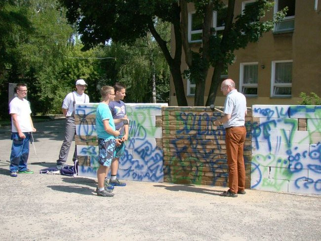 W szkole rolniczej runął mur (zdjęcia)