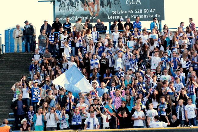 Kibice przepraszają prezesa Unii Leszno (zdjęcia)