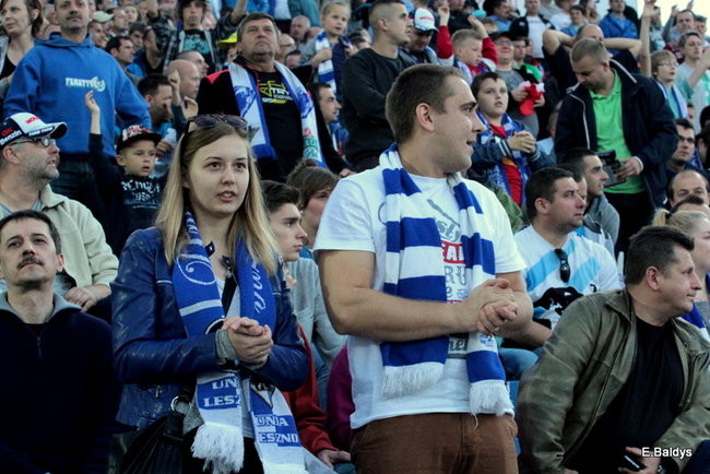 Kibice przepraszają prezesa Unii Leszno (zdjęcia)