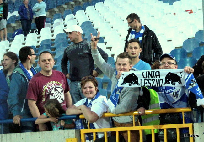 Kibice przepraszają prezesa Unii Leszno (zdjęcia)