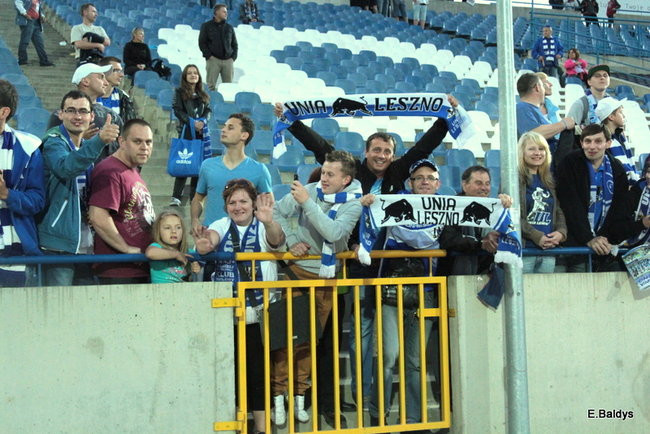 Kibice przepraszają prezesa Unii Leszno (zdjęcia)
