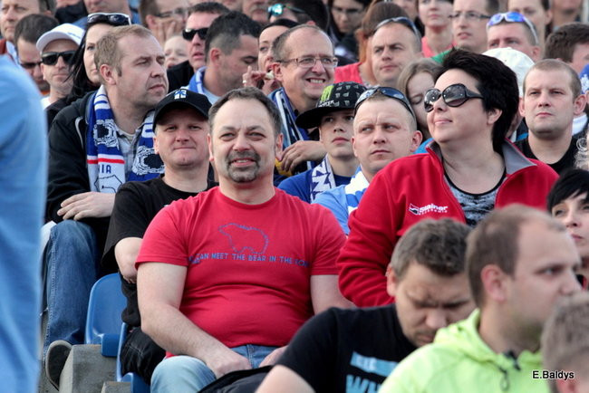 Kibice przepraszają prezesa Unii Leszno (zdjęcia)