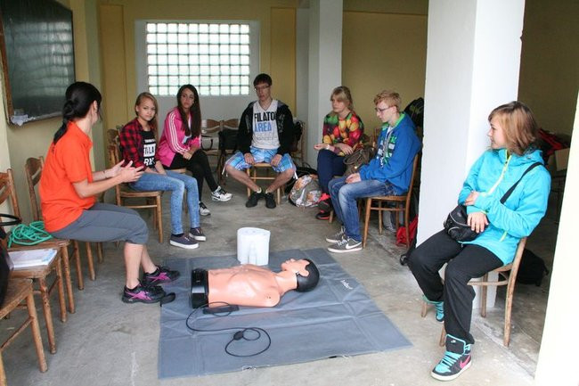 Gimnazjaliści ćwiczyli w Gołanicach (zdjęcia)