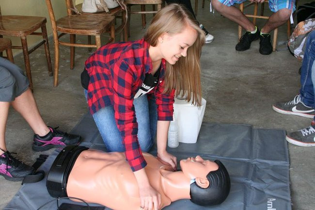 Gimnazjaliści ćwiczyli w Gołanicach (zdjęcia)