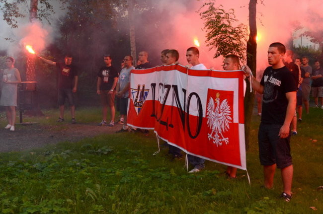 Race pod pomnikiem (zdjęcia)