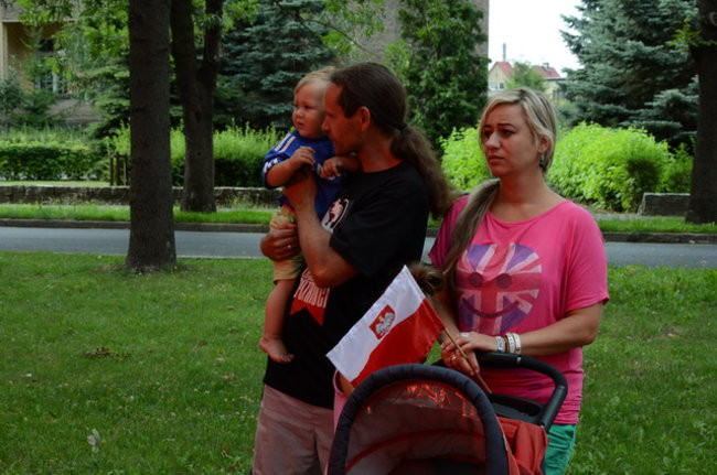 Race pod pomnikiem (zdjęcia)