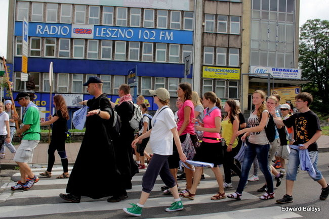 Pielgrzymi w Lesznie (zdjęcia)