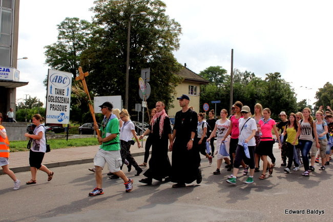 Pielgrzymi w Lesznie (zdjęcia)