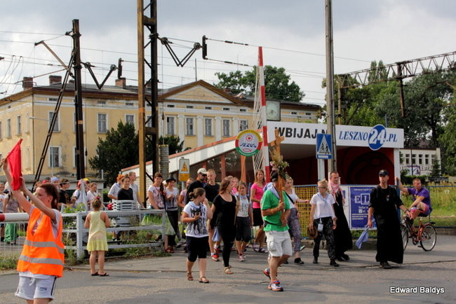 Pielgrzymi w Lesznie (zdjęcia)