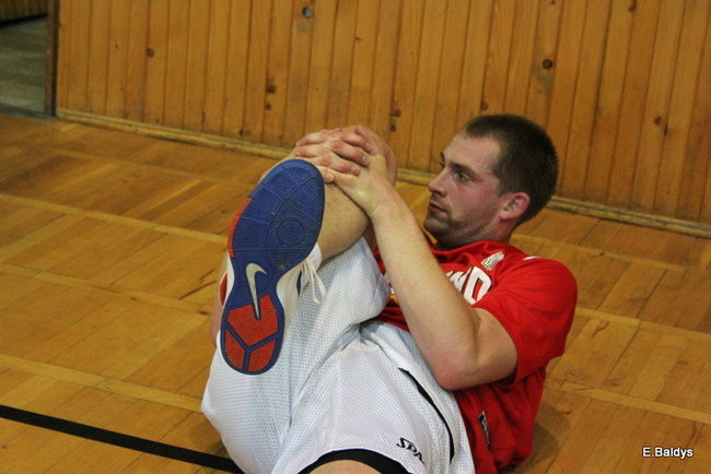 Sparing koszykarzy (zdjęcia)