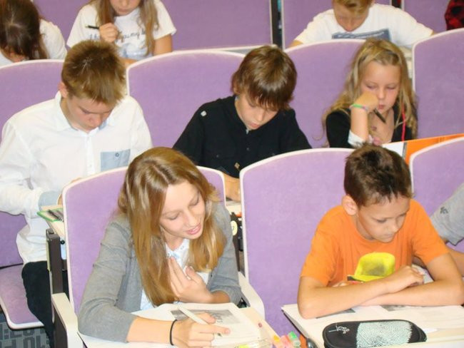 Sprawdzian z angielskiego (zdjęcia)