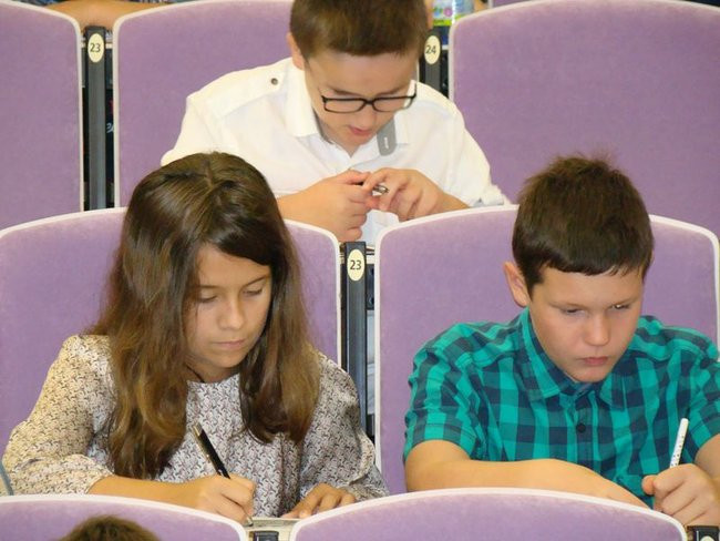 Sprawdzian z angielskiego (zdjęcia)