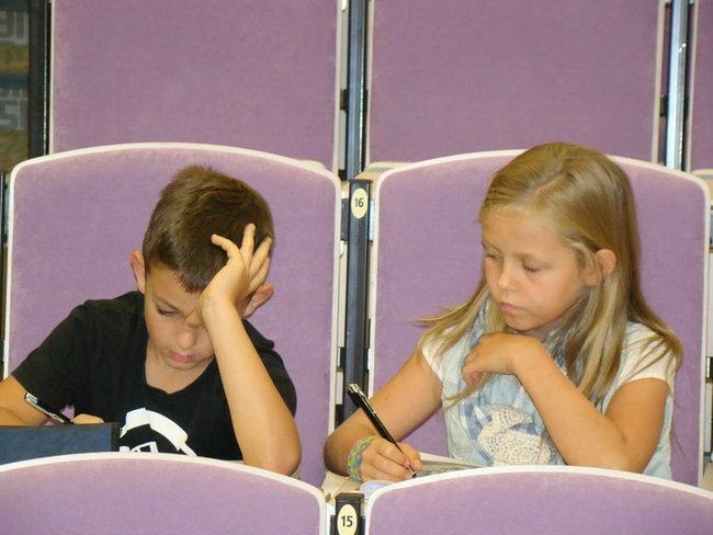 Sprawdzian z angielskiego (zdjęcia)