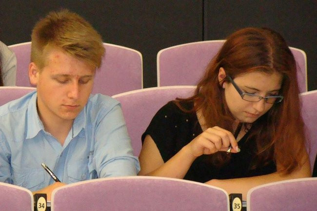 Sprawdzian z angielskiego (zdjęcia)