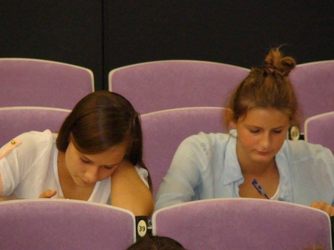 Sprawdzian z angielskiego (zdjęcia)