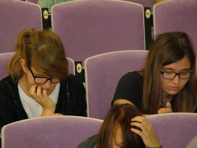 Sprawdzian z angielskiego (zdjęcia)