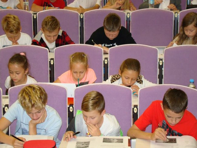 Sprawdzian z angielskiego (zdjęcia)