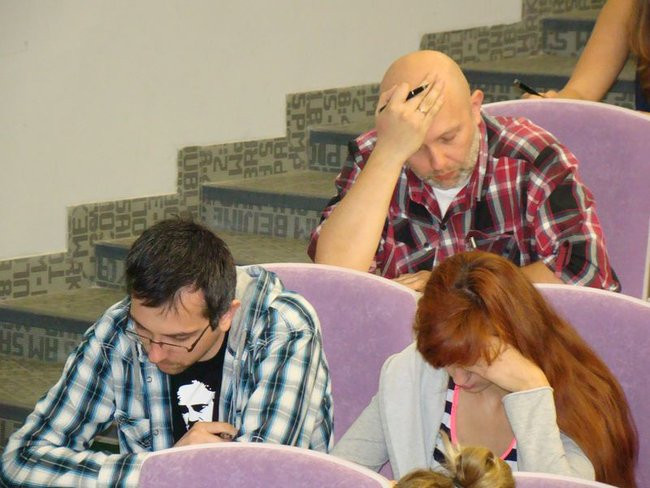 Sprawdzian z angielskiego (zdjęcia)