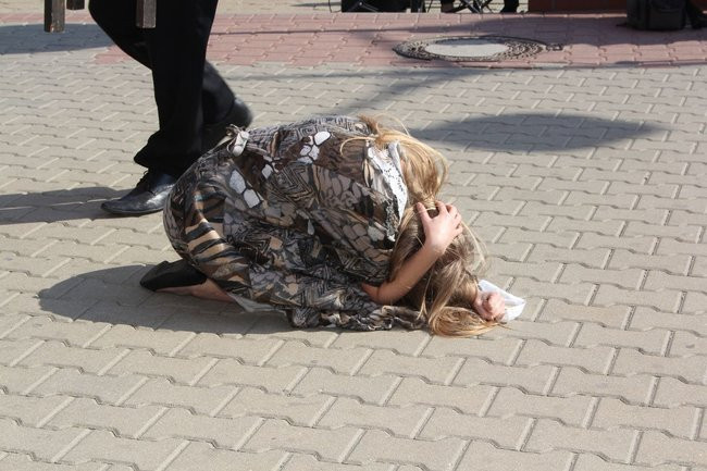 Zbrodnia na dworcu upamiętniona (zdjęcia)