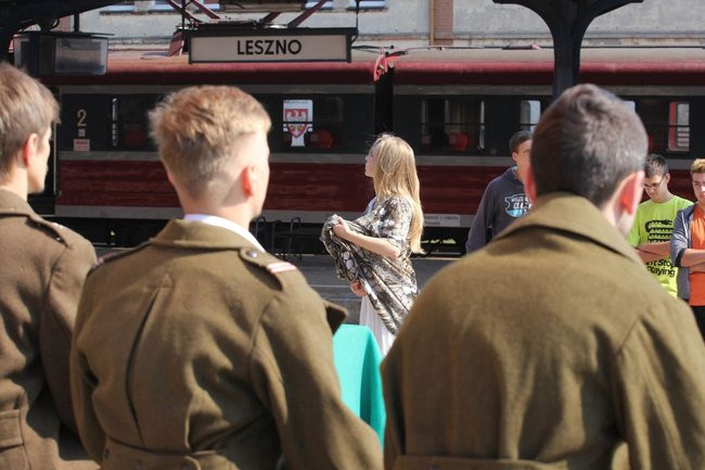 Zbrodnia na dworcu upamiętniona (zdjęcia)