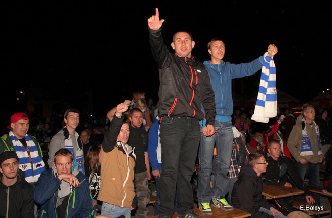 Radość w strefie kibica (zdjęcia)