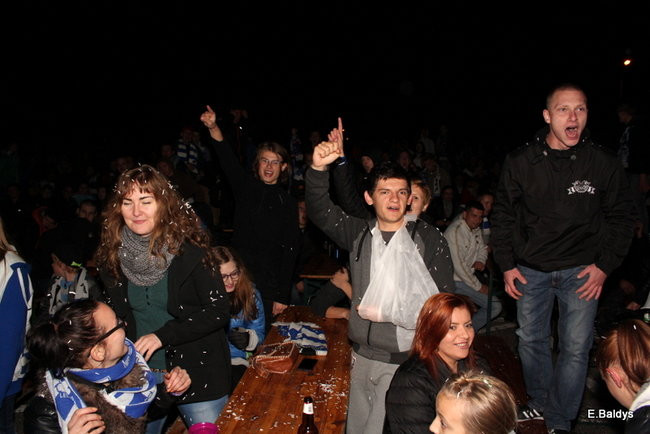 Radość w strefie kibica (zdjęcia)