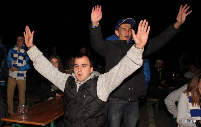 Radość w strefie kibica (zdjęcia)