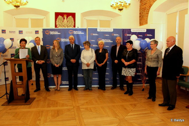 PO przedstawiła kandydatów (zdjęcia)