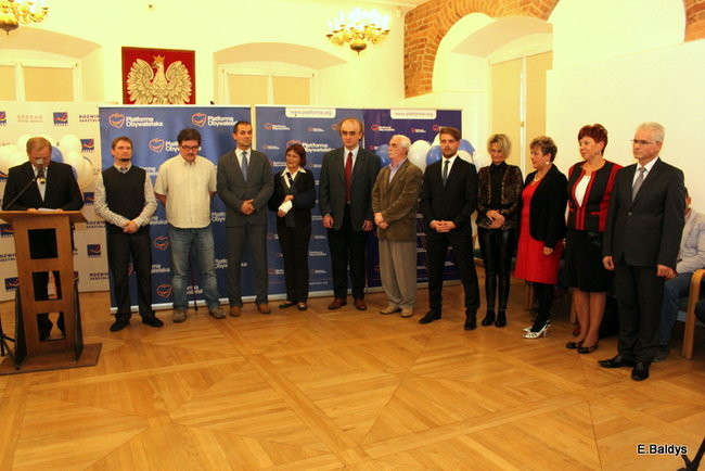 PO przedstawiła kandydatów (zdjęcia)