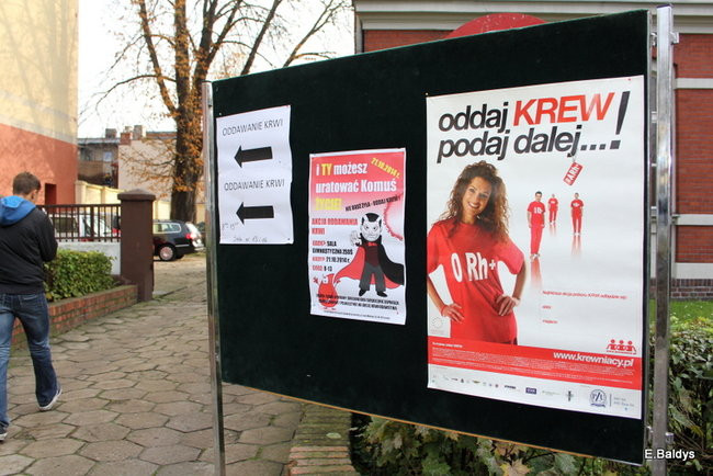 Oddali ponad 18 litrów krwi (zdjęcia)