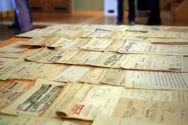 Zbieracze w synagodze (zdjęcia)