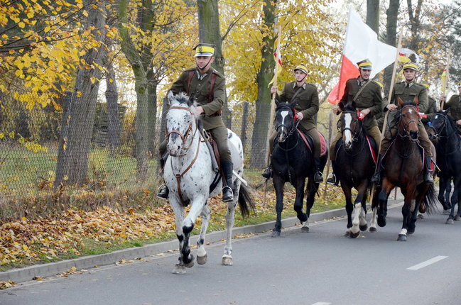 Kawalerzyści wyjechali na ulice