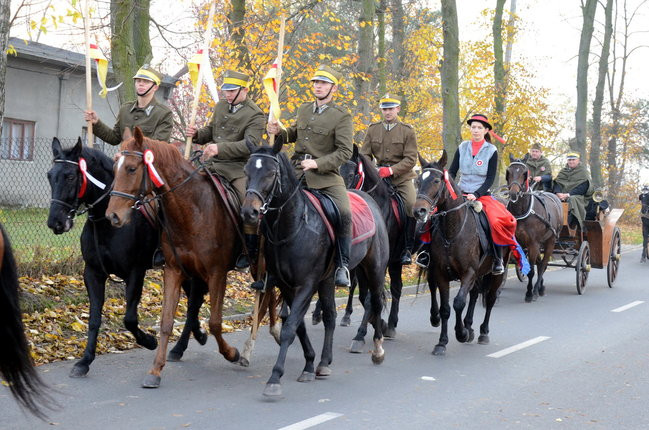 Kawalerzyści wyjechali na ulice