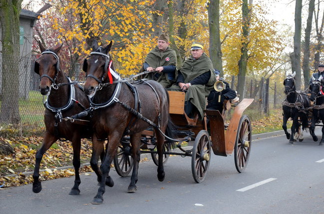 Kawalerzyści wyjechali na ulice