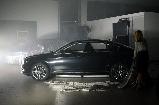 Laserowa premiera Nowego Passata (zdjęcia)