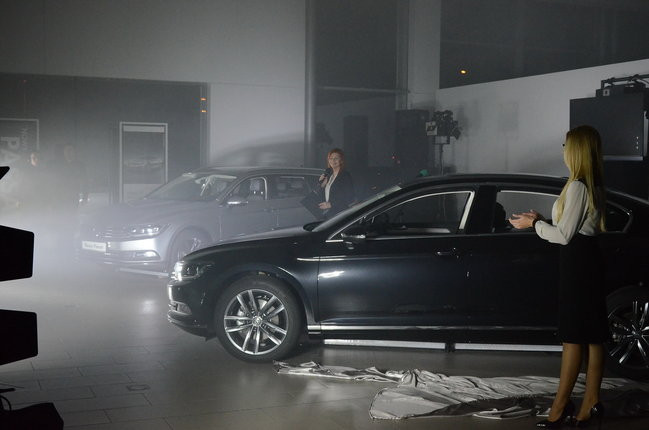 Laserowa premiera Nowego Passata (zdjęcia)