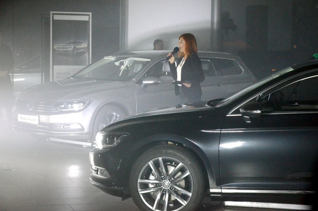 Laserowa premiera Nowego Passata (zdjęcia)