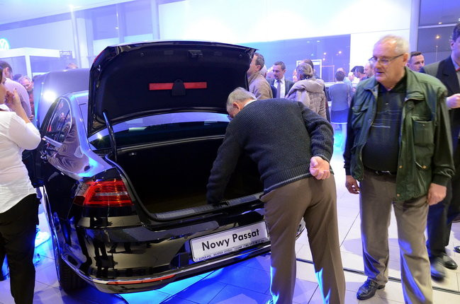 Laserowa premiera Nowego Passata (zdjęcia)