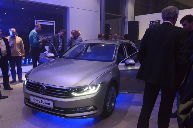 Laserowa premiera Nowego Passata (zdjęcia)