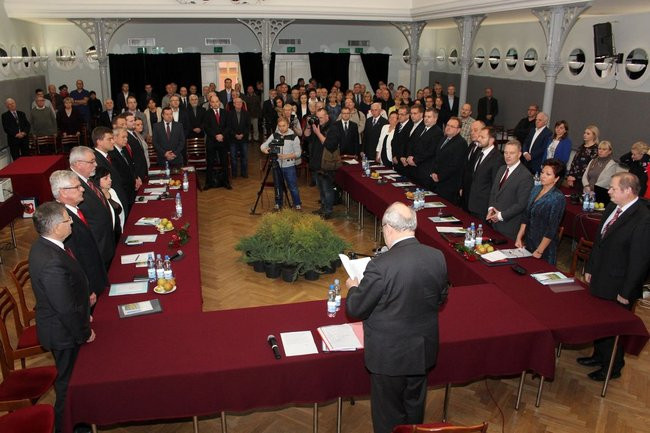 Sławomir Szczot przewodniczącym Rady Miejskiej Leszna (zdjęcia)