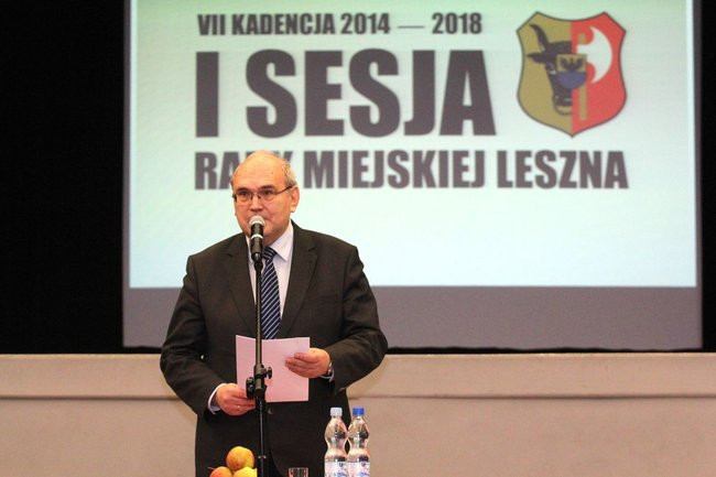 Sławomir Szczot przewodniczącym Rady Miejskiej Leszna (zdjęcia)
