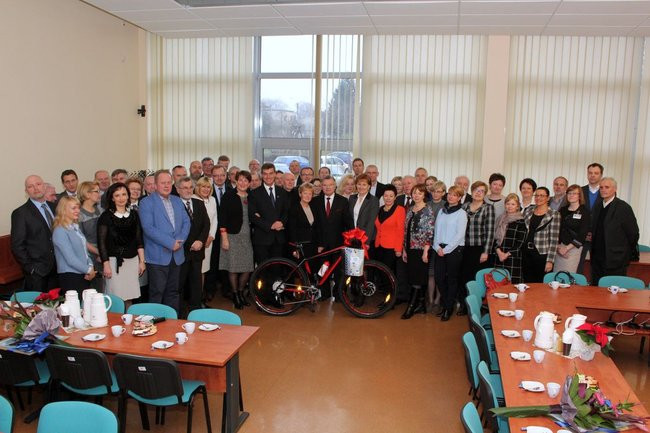 Rower dla odchodzącego prezydenta (zdjęcia)