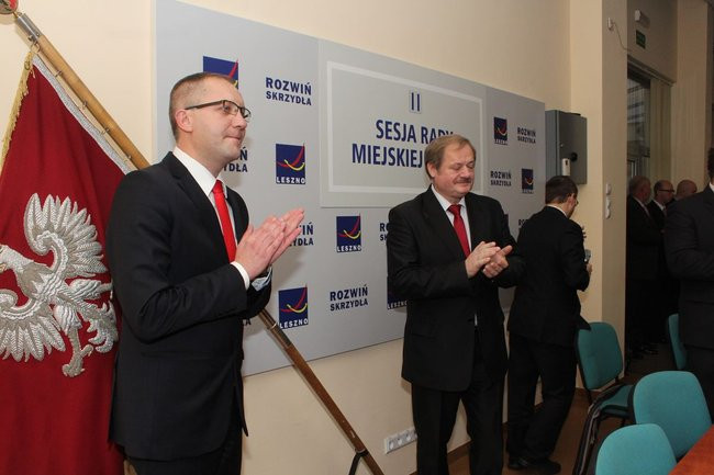 Prezydent Łukasz Borowiak złożył ślubowanie (zdjęcia)