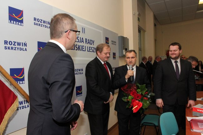 Prezydent Łukasz Borowiak złożył ślubowanie (zdjęcia)