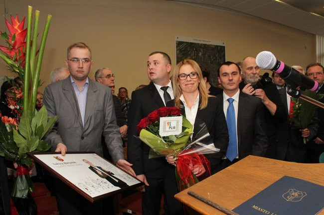 Prezydent Łukasz Borowiak złożył ślubowanie (zdjęcia)