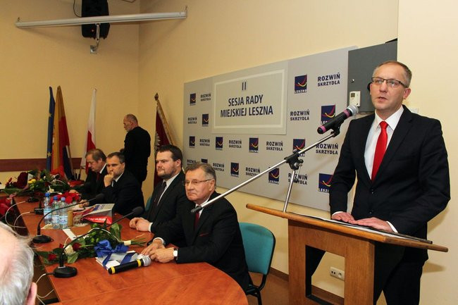 Prezydent Łukasz Borowiak złożył ślubowanie (zdjęcia)