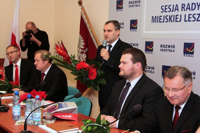 Prezydent Łukasz Borowiak złożył ślubowanie (zdjęcia)