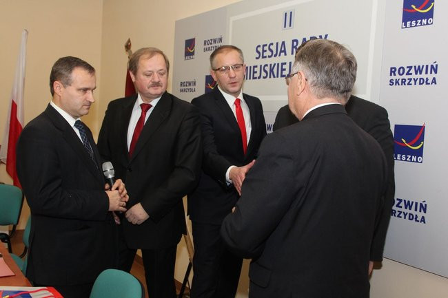 Prezydent Łukasz Borowiak złożył ślubowanie (zdjęcia)